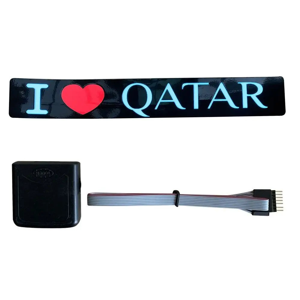 Electric LED Car Window Sticker Decoration Exterior Accessories