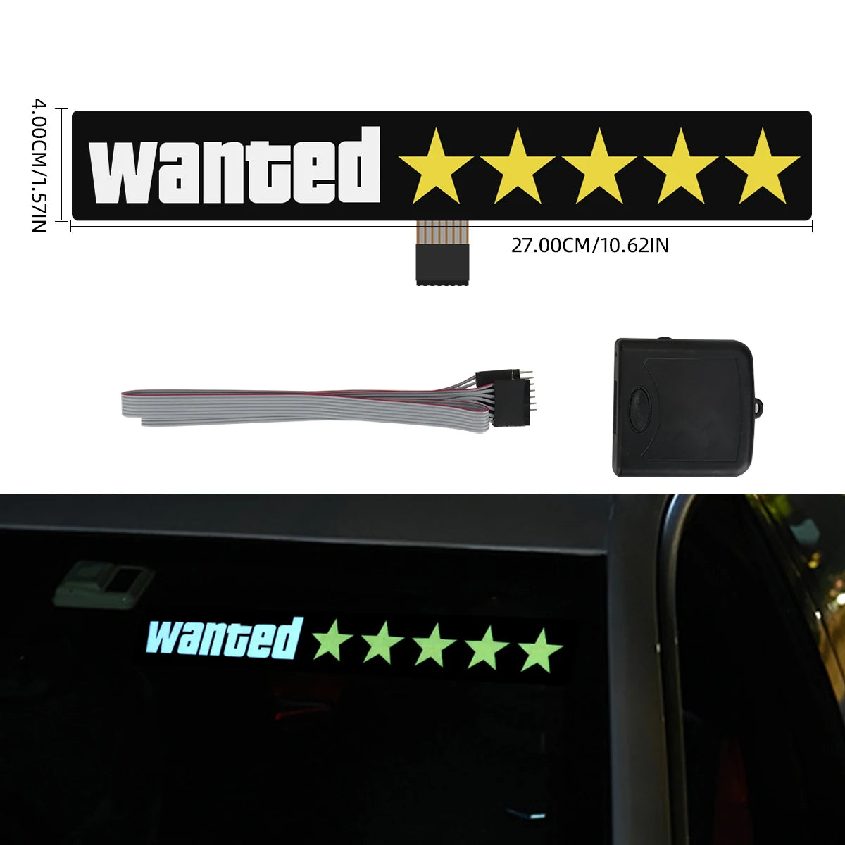 GTA WANTED LED Decorative Light Glow Panel