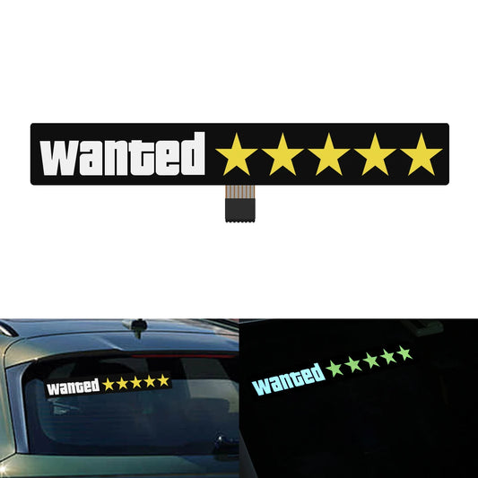 GTA WANTED LED Decorative Light Glow Panel