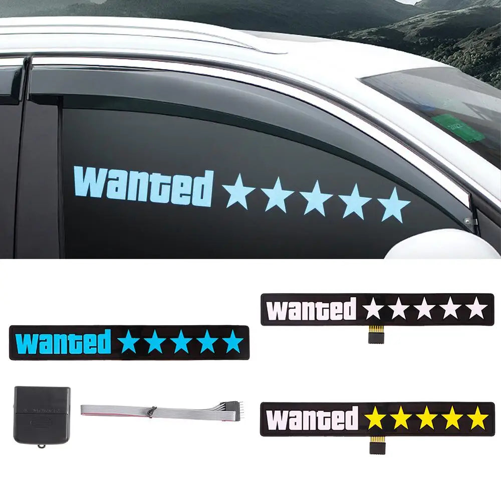 Electric LED Car Window Sticker Decoration Exterior Accessories